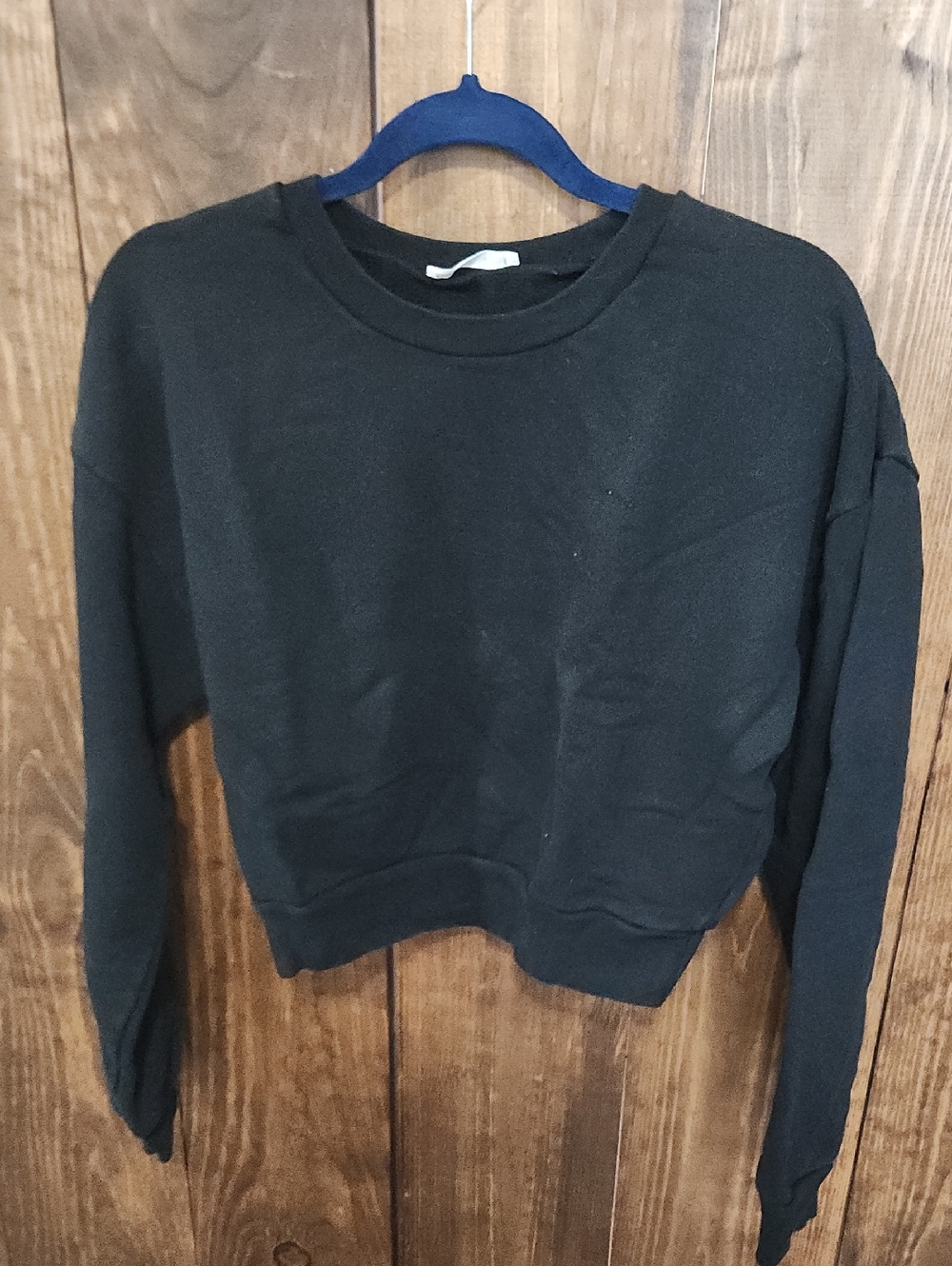 Reformation Black Crewneck Sweatshirt